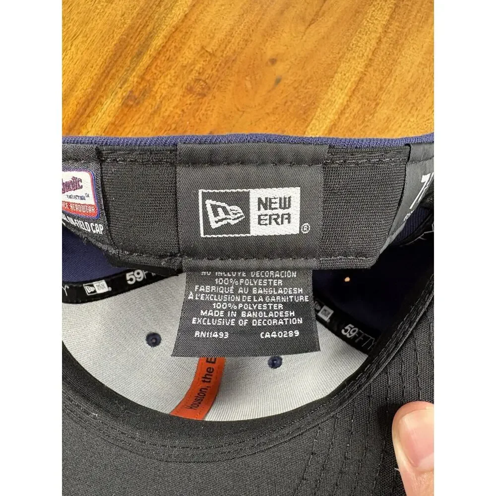 Huston Astros New Era Hat Size 7 3/4
